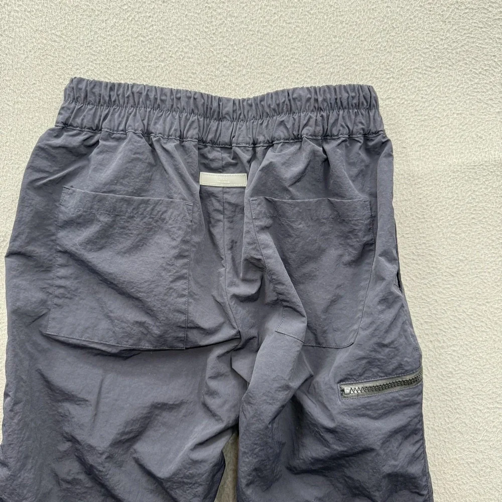 Richie Le Pants Mens Medium Blue Track Lightweight‎ Elastic Zip Pocket Stirrup